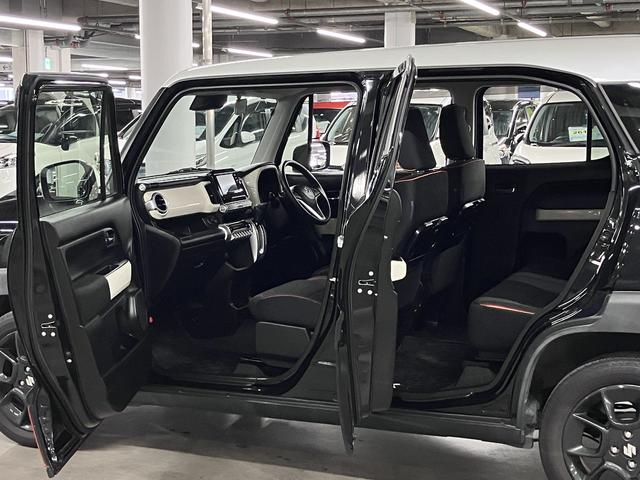 クロスビー ハイブリッドMZ ターボ デュアルセンサーブレーキサポート 誤発進抑制機能 車線逸脱警報 シートヒーター 純正ナビ BTオーディオ フルセグTV DVD ETC クルコン パドルシフト パーキングセンサー 後席テーブル スマートキー LEDライト 純正16AW(22枚目)