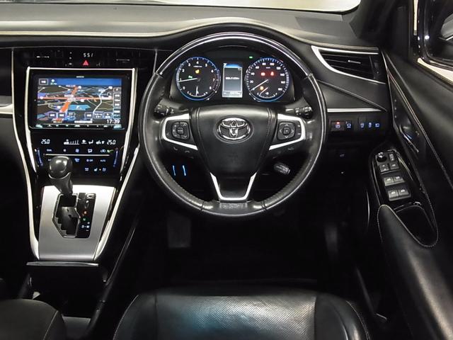 ハリアー プレミアムメタルアンドレザーパッケージ 4WD ワンオーナー TRDフルエアロ ムーンルーフ ケンウッド9インチナビ 本革メモリーシート ベンチレーション セーフティセンス ETC パワーバックドア バックカメラ BTオーディオ クリアランスソナー LEDランプ(11枚目)