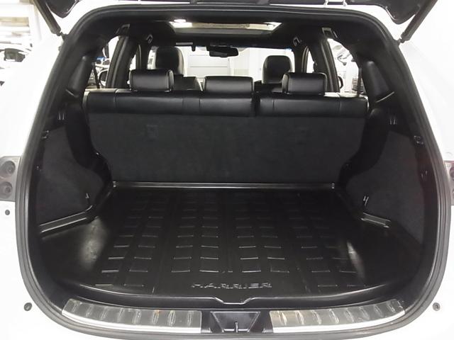 ハリアー プレミアムメタルアンドレザーパッケージ 4WD ワンオーナー TRDフルエアロ ムーンルーフ ケンウッド9インチナビ 本革メモリーシート ベンチレーション セーフティセンス ETC パワーバックドア バックカメラ BTオーディオ クリアランスソナー LEDランプ(25枚目)