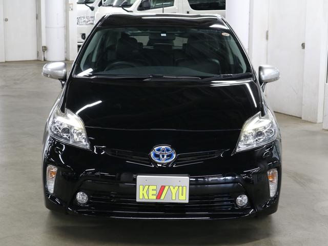 プリウス Sツーリングセレクション・マイコーデ フリップダウンモニター 純正8インチナビ レザー調シート バックカメラ BTオーディオ フルセグTV CD・DVD ETC スマートキー LEDヘッドランプ ヘッドライトクリーナー 純正17インチAW(6枚目)