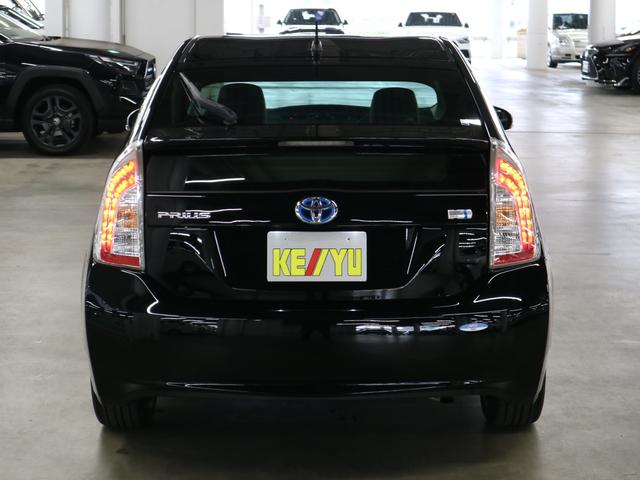 プリウス Sツーリングセレクション・マイコーデ フリップダウンモニター 純正8インチナビ レザー調シート バックカメラ BTオーディオ フルセグTV CD・DVD ETC スマートキー LEDヘッドランプ ヘッドライトクリーナー 純正17インチAW(7枚目)