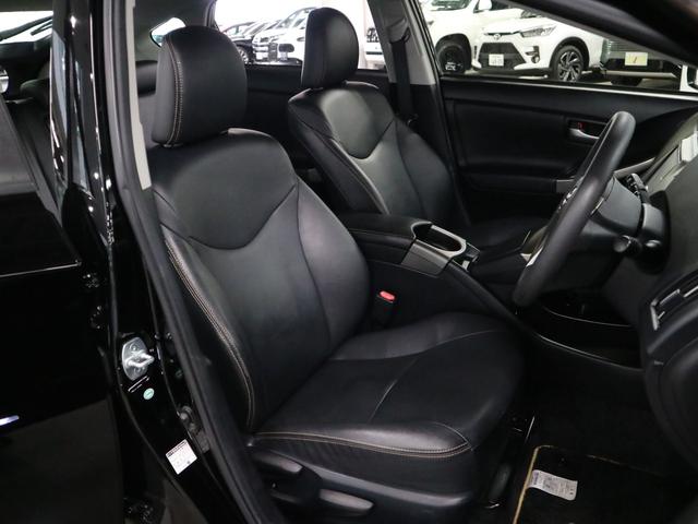 プリウス Sツーリングセレクション・マイコーデ フリップダウンモニター 純正8インチナビ レザー調シート バックカメラ BTオーディオ フルセグTV CD・DVD ETC スマートキー LEDヘッドランプ ヘッドライトクリーナー 純正17インチAW(13枚目)