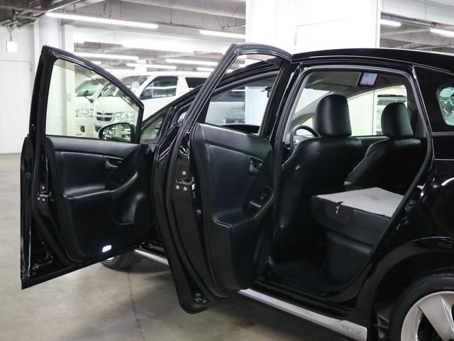 プリウス Sツーリングセレクション・マイコーデ フリップダウンモニター 純正8インチナビ レザー調シート バックカメラ BTオーディオ フルセグTV CD・DVD ETC スマートキー LEDヘッドランプ ヘッドライトクリーナー 純正17インチAW(22枚目)