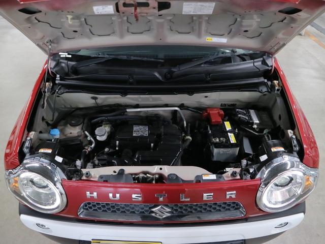 ハスラー Jスタイル レーダーブレーキサポート シートヒーター 純正ナビ バックカメラ CD TV スマートキー 電動格納ドアミラー オートエアコン シートアンダーボックス アイドリングストップ HIDランプ 取扱説明書有(21枚目)