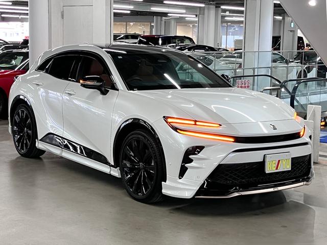 クラウンスポーツ Z 4WD 内装/サンドブラウン モデリスタフルエアロ パノラマルーフ アドバンストパーク パノラミックビュー デジタルミラー HUD 12.3インチナビ ETC2.0 本革 ベンチレーション ステアヒーター パワーバックドア おくだけ充電 AC1500W(5枚目)