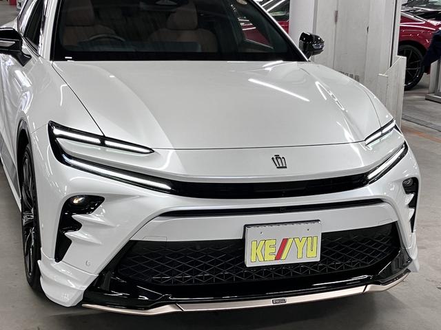 クラウンスポーツ Z 4WD 内装/サンドブラウン モデリスタフルエアロ パノラマルーフ アドバンストパーク パノラミックビュー デジタルミラー HUD 12.3インチナビ ETC2.0 本革 ベンチレーション ステアヒーター パワーバックドア おくだけ充電 AC1500W(57枚目)