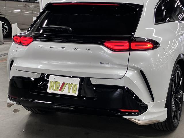 クラウンスポーツ Z 4WD 内装/サンドブラウン モデリスタフルエアロ パノラマルーフ アドバンストパーク パノラミックビュー デジタルミラー HUD 12.3インチナビ ETC2.0 本革 ベンチレーション ステアヒーター パワーバックドア おくだけ充電 AC1500W(60枚目)
