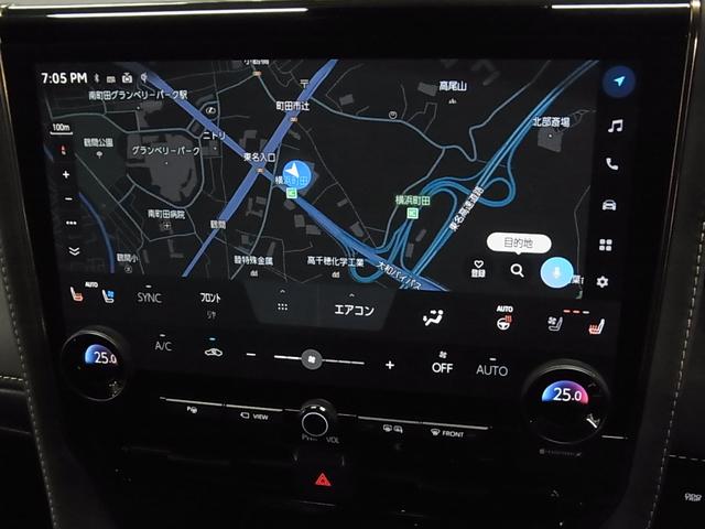 アルファードハイブリッド Z 4WD 1オーナー 左右独立ムーンルーフ デジタルミラー ユニバーサルステップ パノラミックビュー トヨタチームメイト HUD BSM 純正14型ナビ シートベンチレーション ステアヒーター パワーバックドア 両側電動スライド セーフティセンス ETC2.0(27枚目)