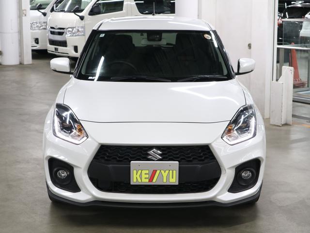 スイフトスポーツ ベースグレード ターボ 6MT デュアルセンサーブレーキサポート BSM 純正8インチナビ シートヒーター BTオーディオ フルセグTV CD・DVD ETC パーキングセンサー LEDライト 純正17AW スマートキー スペアキー(6枚目)