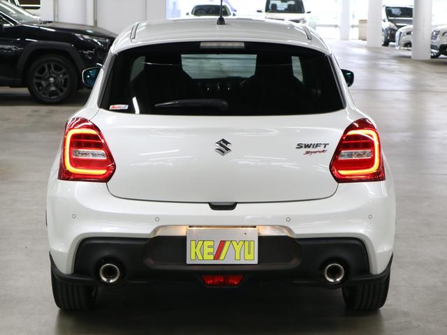 スイフトスポーツ ベースグレード ターボ 6MT デュアルセンサーブレーキサポート BSM 純正8インチナビ シートヒーター BTオーディオ フルセグTV CD・DVD ETC パーキングセンサー LEDライト 純正17AW スマートキー スペアキー(7枚目)