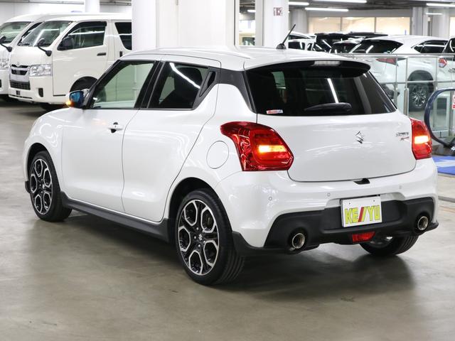 スイフトスポーツ ベースグレード ターボ 6MT デュアルセンサーブレーキサポート BSM 純正8インチナビ シートヒーター BTオーディオ フルセグTV CD・DVD ETC パーキングセンサー LEDライト 純正17AW スマートキー スペアキー(8枚目)