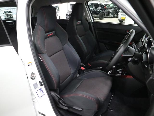 スイフトスポーツ ベースグレード ターボ 6MT デュアルセンサーブレーキサポート BSM 純正8インチナビ シートヒーター BTオーディオ フルセグTV CD・DVD ETC パーキングセンサー LEDライト 純正17AW スマートキー スペアキー(13枚目)