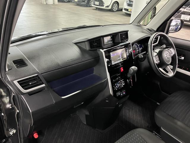 ルーミー カスタムG スマートアシスト 追従クルコン 両側電動スライドドア 純正ナビ バックカメラ BTオーディオ フルセグTV CD・DVD ETC コーナーセンサー オートブレーキホールド 後席サンシェード スマートキー LEDライト 純正14AW(23枚目)