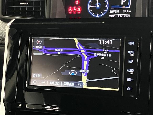 ルーミー カスタムG スマートアシスト 追従クルコン 両側電動スライドドア 純正ナビ バックカメラ BTオーディオ フルセグTV CD・DVD ETC コーナーセンサー オートブレーキホールド 後席サンシェード スマートキー LEDライト 純正14AW(28枚目)