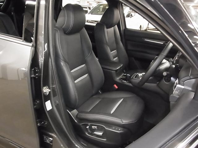 CX-8 25S スポーツアピアランス HUD 360°ビュー BSM レーダークルーズ ETC メモリー付レザーシート ベンチレーション 前後席シート・ステアヒーター パワーバックドア ワイヤレス充電 純正ナビ パーキングセンサー LEDランプ(13枚目)