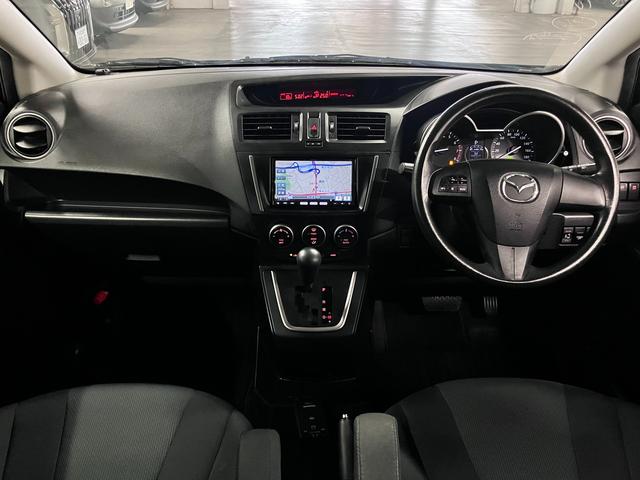 プレマシー ２０Ｃ－スカイアクティブ　両側電動スライドドア　ＥＴＣ　純正ナビ　バックカメラ　ＣＤ・ＤＶＤ　Ｂｌｕｅｔｏｏｔｈオーディオ　フルセグＴＶ　スマートキー　電動格納ドアミラー　オートエアコン　ヘッドライトレベライザー　スペアキー有（4枚目）