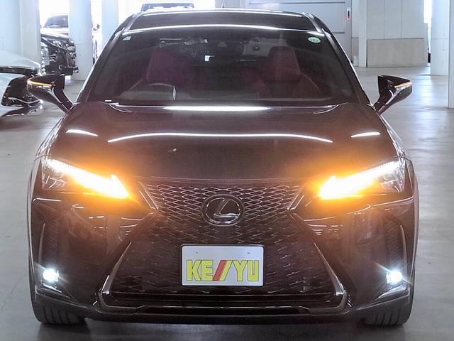 UX UX200 Fスポーツ ワンオーナー BSM・PKSB 本革メモリーシート ベンチレーション ステアヒーター 純正10.3インチナビ セーフティシステム+ ETC2.0 パワーバックドア バックカメラ ブルーレイ クリーナー付三眼LED(6枚目)