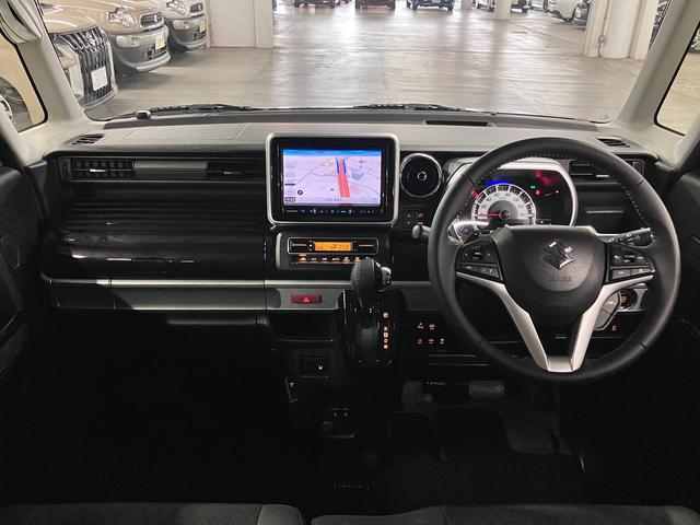 スペーシアカスタム ハイブリッドXSターボ HUD デュアルカメラブレーキサポート 車線逸脱警報 アダプティブクルーズ パドルシフト リアパーキングセンサー カロッツェリア8型ナビ 両側電動スライド シートヒーター バックカメラ BTオーディオ(4枚目)