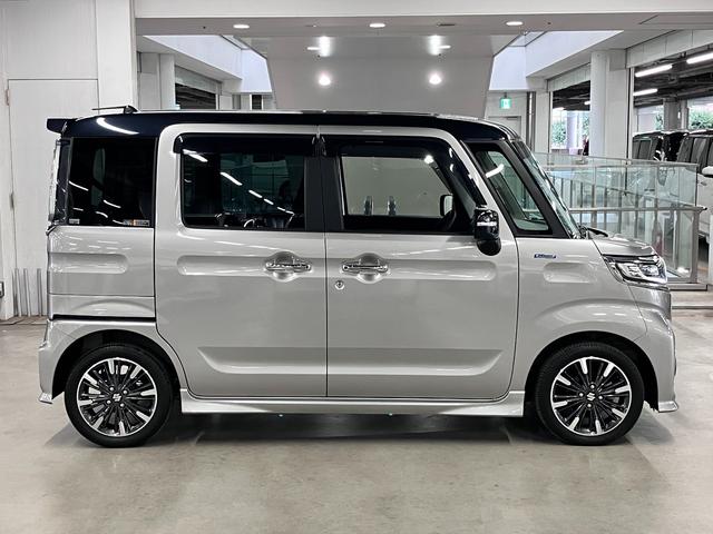 スペーシアカスタム ハイブリッドXSターボ HUD デュアルカメラブレーキサポート 車線逸脱警報 アダプティブクルーズ パドルシフト リアパーキングセンサー カロッツェリア8型ナビ 両側電動スライド シートヒーター バックカメラ BTオーディオ(9枚目)