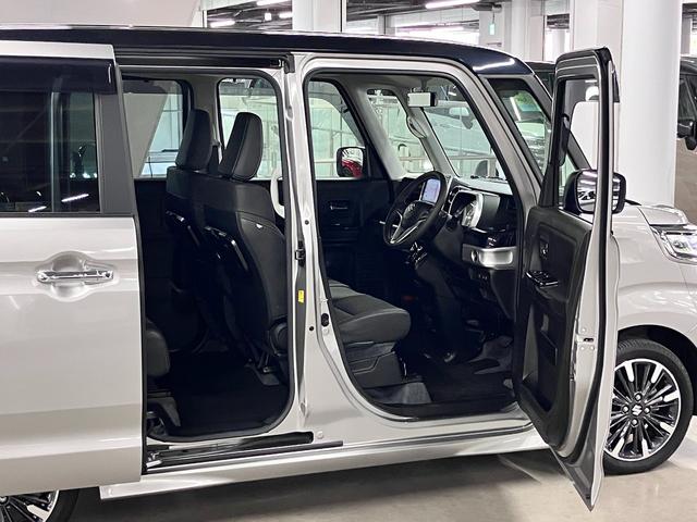 スペーシアカスタム ハイブリッドXSターボ HUD デュアルカメラブレーキサポート 車線逸脱警報 アダプティブクルーズ パドルシフト リアパーキングセンサー カロッツェリア8型ナビ 両側電動スライド シートヒーター バックカメラ BTオーディオ(12枚目)