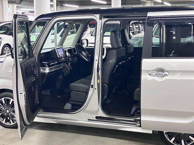 スペーシアカスタム ハイブリッドXSターボ HUD デュアルカメラブレーキサポート 車線逸脱警報 アダプティブクルーズ パドルシフト リアパーキングセンサー カロッツェリア8型ナビ 両側電動スライド シートヒーター バックカメラ BTオーディオ(22枚目)