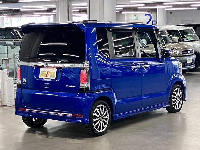 N-BOXカスタム G・ターボLパッケージ 両側パワースライド ETC イクリプスナビ バックカメラ CD・DVD再生 フルセグTV スマートキー クルーズコントロール パドルシフト 後席テーブル・サンシェード オートリトラミラー HIDランプ(3枚目)