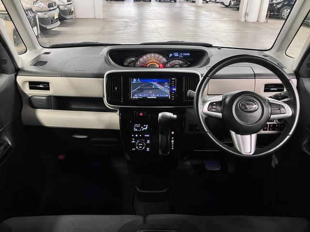 ムーヴキャンバス Gブラックインテリアリミテッド SAIII 寒冷地仕様 ルーフキャリア パノラマモニター スマートアシストIII ETC シートヒーター 両側パワースライド 純正ナビ BTオーディオ フルセグTV スマートキー 置きラクボックス LEDランプ(4枚目)