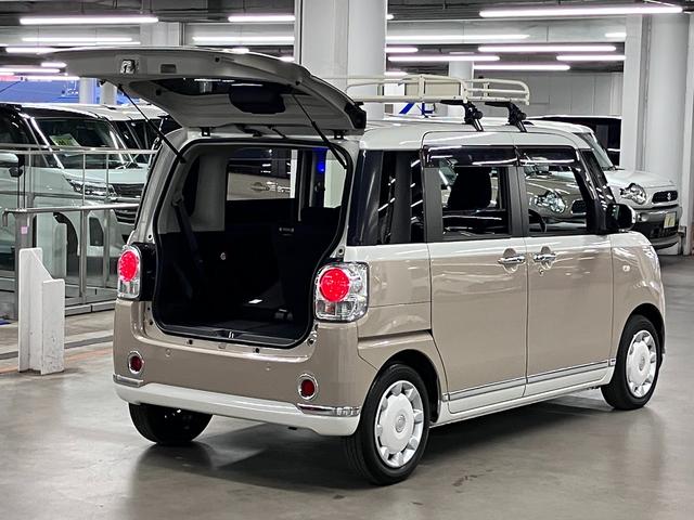 ムーヴキャンバス Gブラックインテリアリミテッド SAIII 寒冷地仕様 ルーフキャリア パノラマモニター スマートアシストIII ETC シートヒーター 両側パワースライド 純正ナビ BTオーディオ フルセグTV スマートキー 置きラクボックス LEDランプ(25枚目)