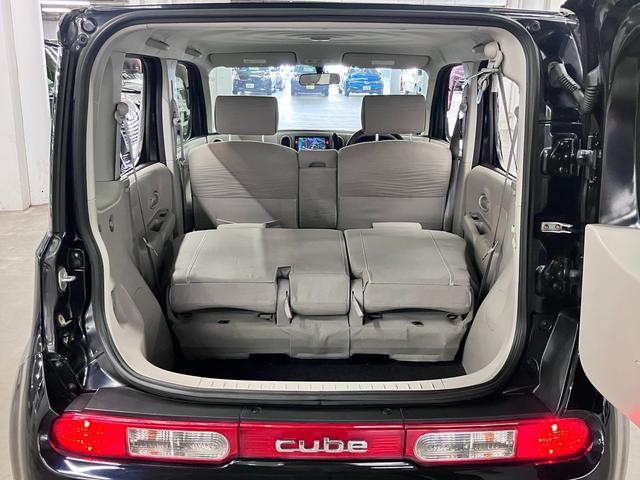 キューブ 15X ETC 純正ナビ CD・DVD Bluetoothオーディオ フルセグTV ミュージックサーバー インテリキー 電動格納ドアミラー アイドリングストップ ヘッドライトレベライザー マニュアルエアコン(16枚目)