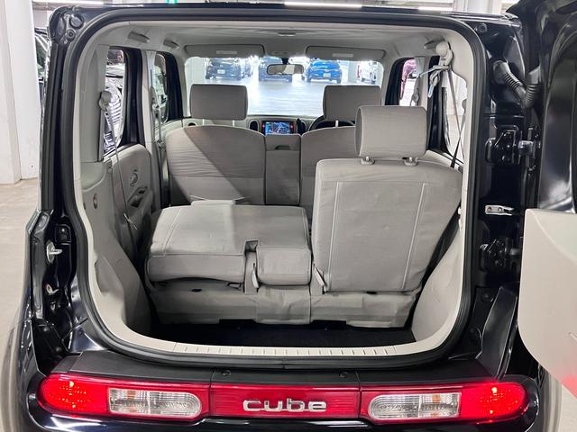 キューブ 15X ETC 純正ナビ CD・DVD Bluetoothオーディオ フルセグTV ミュージックサーバー インテリキー 電動格納ドアミラー アイドリングストップ ヘッドライトレベライザー マニュアルエアコン(24枚目)