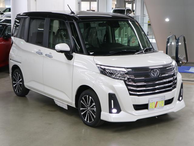 ルーミー カスタムG-T ターボ コンフォートパッケージ パノラミックビューモニター 純正9インチディスプレイオーディオ シートヒーター&後席テーブル スマートアシスト 両側パワースライド BTオーディオ フルセグTV コーナーセンサー ADB・LEDライト(5枚目)