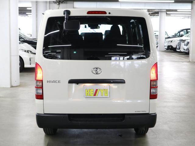 ハイエースバン DX ワンオーナー ディーゼルターボ トヨタセーフティセンス ETC2.0 片側スライドドア 純正ナビ バックカメラ CD・DVD Bluetoothオーディオ フルセグ キーレスエントリー AC100V パーキングセンサー LEDランプ(7枚目)