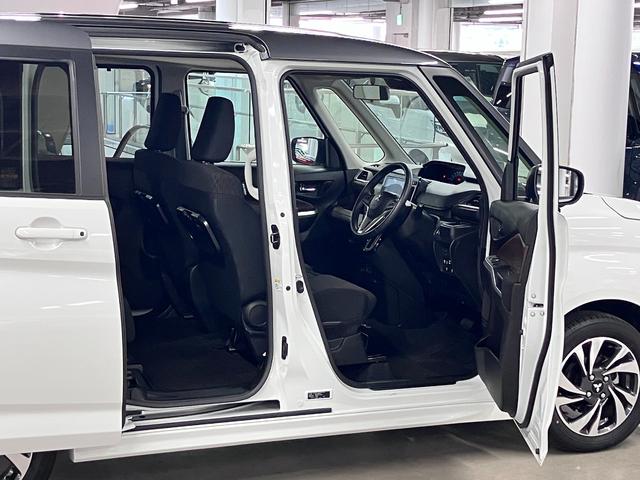 デリカD:2 カスタムハイブリッドMV 全方位モニター付メーカー9型ナビ HUD 衝突軽減ブレーキ 車線逸脱警報 パーキングセンサー アダプティブクルーズ ETC2.0 シートヒーター 両側電動スライド スリムサーキュレーター LEDランプ(12枚目)