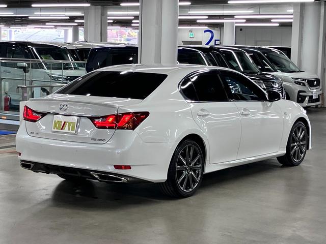 GS GS350 Fスポーツ ムーンルーフ 衝突軽減 レーンキープ HUD レーダークルーズ パドルシフト ETC 本革シート ベンチレーション 純正12.3型ナビ パワートランク バックカメラ クリアランスソナー LEDランプ(3枚目)