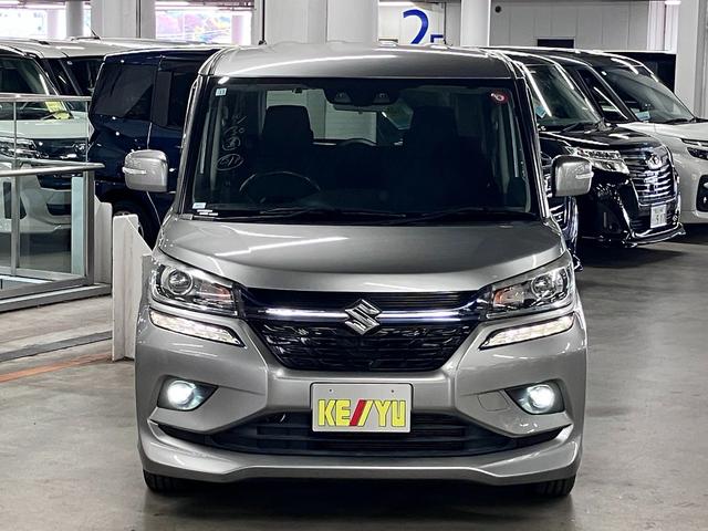 ソリオバンディット ハイブリッドSV デュアルカメラブレーキサポート 車線逸脱警報 リアパーキングセンサー アダプティブクルーズ パドルシフト ETC シートヒーター 両側スライドドア ストラーダナビ バックカメラ シートアンダーボックス(6枚目)