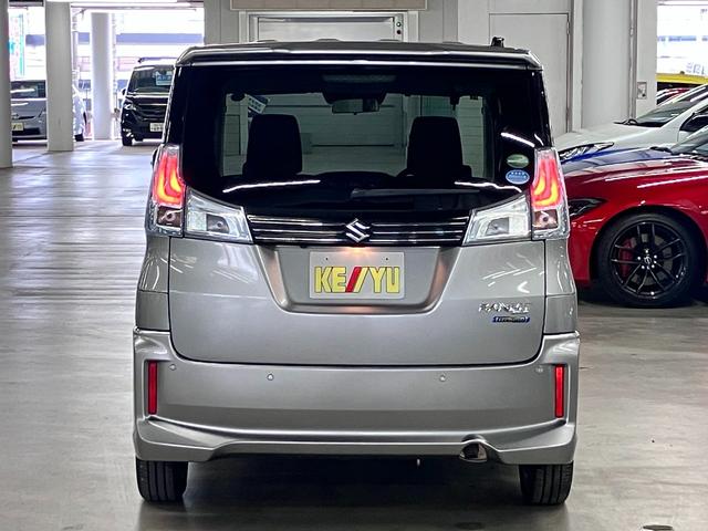 ソリオバンディット ハイブリッドSV デュアルカメラブレーキサポート 車線逸脱警報 リアパーキングセンサー アダプティブクルーズ パドルシフト ETC シートヒーター 両側スライドドア ストラーダナビ バックカメラ シートアンダーボックス(7枚目)