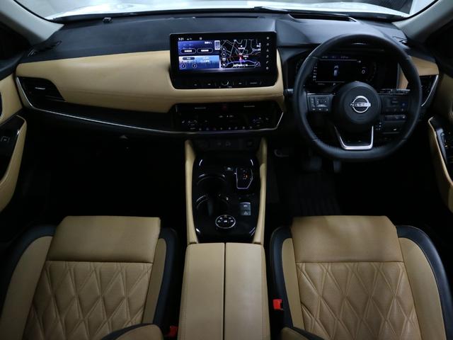 エクストレイル G e-4ORCE 4WDターボ インテリミラー アラウンドビュー プロパイロットパーキング HUD BSW・RCTA NC12.3インチナビ プロパイロット ETC2.0 全席シート・ステアヒーター ワイヤレス充電 オートバックドア(4枚目)