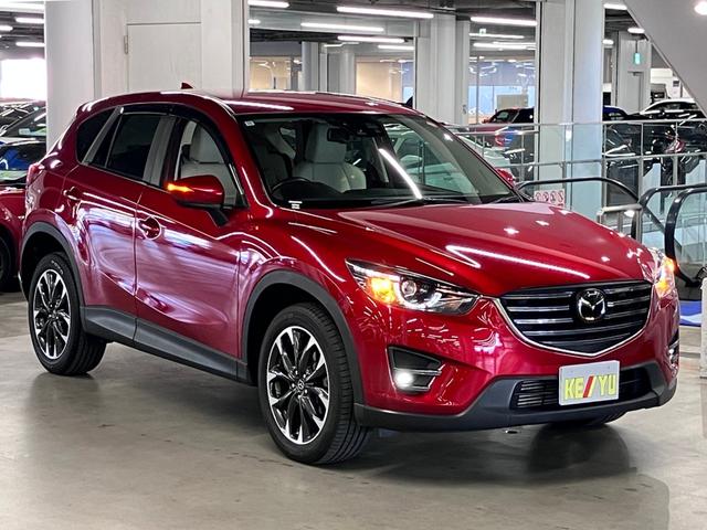 ＣＸ－５ ＸＤ　Ｌパッケージ　ワンオーナー　４ＷＤ　ディーゼルターボ　ＢＯＳＥサウンドシステム　ＢＳＭ　レーダークルーズ　ＥＴＣ　本革メモリーシート　シートヒーター　純正ナビ　サイド・バックカメラ　ＢＴオーディオ　フルセグＴＶ　パーキングセンサー　ウォッシャー付ＬＥＤ（5枚目）