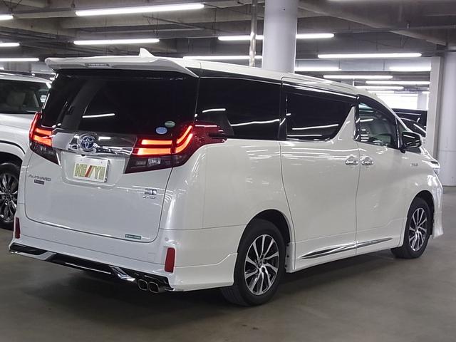 アルファードハイブリッド ＳＲ　Ｃパッケージ　４ＷＤ　モデリスタエアロ　後席モニター　純正１０型ナビ　衝突軽減　レーダークルーズ　ＥＴＣ　本革メモリーシート　シート・ステアヒーター　両側パワースライド　パワーバックドア　バックカメラ　クリアランスソナー（3枚目）