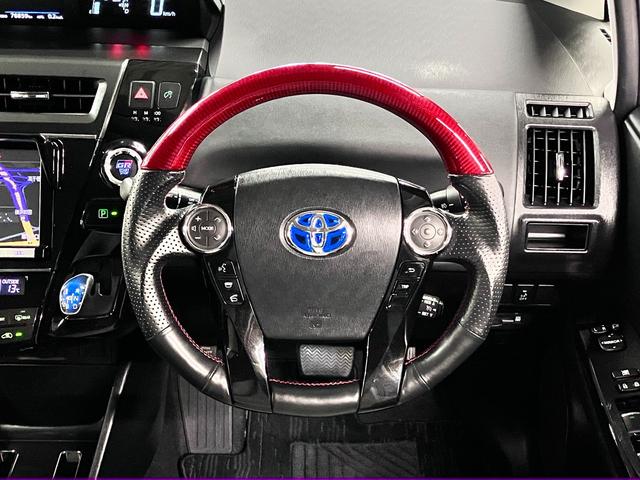 プリウスアルファ Ｇ　スタリングパッケージ／フロントスポイラー　ＴＲＤマフラー＆１９ＡＷ　オーリンズ車高調　アルパインリアモニター　純正８型ナビ　バックカメラ　ＢＴオーディオ　フルセグ　ＥＴＣ２．０　スマートキー　クルーズコントロール　パワーシート　ＬＥＤランプ（11枚目）