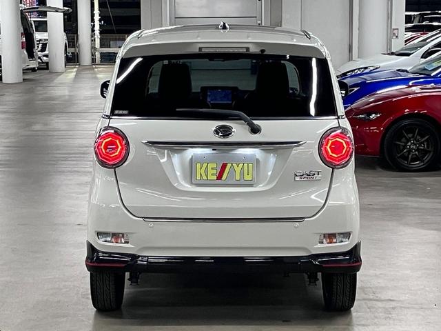 キャスト スポーツSAII ターボ 衝突軽減ブレーキ 車線逸脱警報 ETC シートヒーター 純正8インチナビ バックカメラ CD・DVD再生 BTオーディオ フルセグTV パドルシフト スマートキー シートアンダートレイ LEDランプ(6枚目)