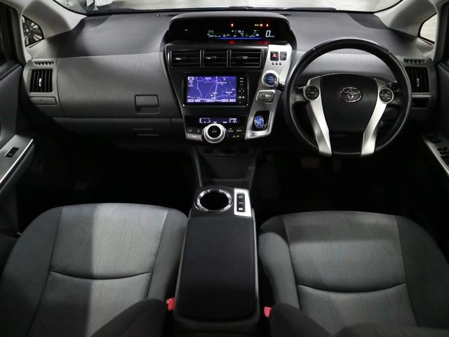 プリウスアルファ G ワンオーナー 寒冷地仕様 純正ナビ バックカメラ CD・DVD再生 Bluetoothオーディオ フルセグTV ETC クルーズコントロール スマートキー 電動格納ドアミラー オートエアコン ウォッシャー付LED 純正16AW(4枚目)