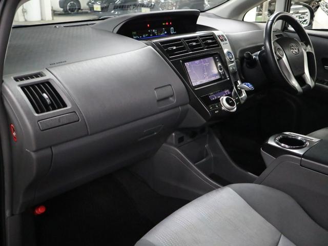 プリウスアルファ G ワンオーナー 寒冷地仕様 純正ナビ バックカメラ CD・DVD再生 Bluetoothオーディオ フルセグTV ETC クルーズコントロール スマートキー 電動格納ドアミラー オートエアコン ウォッシャー付LED 純正16AW(23枚目)