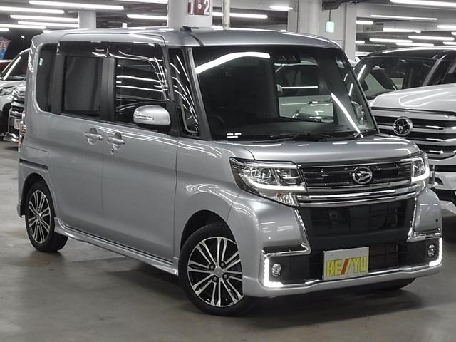 タント カスタムＲＳ　トップエディションＳＡＩＩＩ　ターボ　衝突軽減ブレーキ　車線逸脱警報　オートハイビーム　ＥＴＣ２．０　シートヒーター　両側パワースライドドア　純正ナビ　バックカメラ　ＢＴオーディオ　フルセグＴＶ　スマートキー　コーナーポール　ＬＥＤランプ（5枚目）