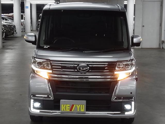 タント カスタムＲＳ　トップエディションＳＡＩＩＩ　ターボ　衝突軽減ブレーキ　車線逸脱警報　オートハイビーム　ＥＴＣ２．０　シートヒーター　両側パワースライドドア　純正ナビ　バックカメラ　ＢＴオーディオ　フルセグＴＶ　スマートキー　コーナーポール　ＬＥＤランプ（6枚目）