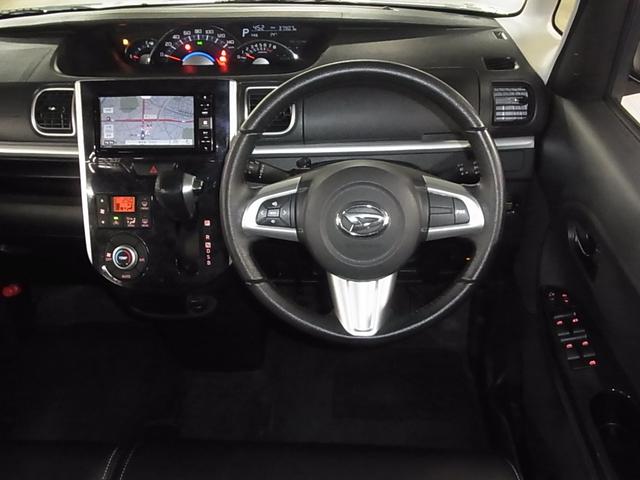 タント カスタムＲＳ　トップエディションＳＡＩＩＩ　ターボ　衝突軽減ブレーキ　車線逸脱警報　オートハイビーム　ＥＴＣ２．０　シートヒーター　両側パワースライドドア　純正ナビ　バックカメラ　ＢＴオーディオ　フルセグＴＶ　スマートキー　コーナーポール　ＬＥＤランプ（11枚目）