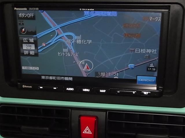 タント Ｌ　前後誤発進抑制機能　衝突軽減ブレーキ　車線逸脱警報　オートハイビーム　ＥＴＣ　両側スライドドア　ストラーダナビ　ＣＤ再生　Ｂｌｕｅｔｏｏｔｈオーディオ　ＴＶ　キーレスエントリー　電格ミラー　コーナーセンサー　ＬＥＤランプ（17枚目）