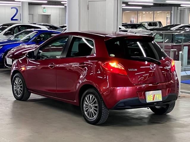 デミオ 13C-V スマートエディションII スマートHIDパッケージ イクリプスナビ ETC TV CD再生 ディスチャージヘッドランプ フォグランプ アドバンストキー スペアキー・取扱説明書 スタッドレスタイヤ&14インチAW 電動格納ミラー(7枚目)