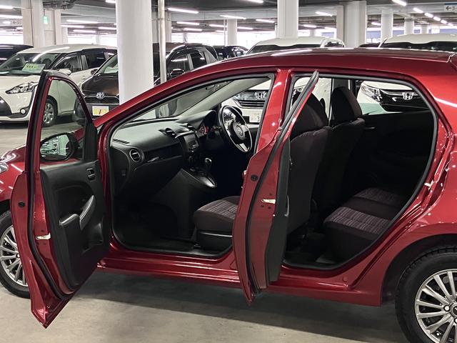 デミオ 13C-V スマートエディションII スマートHIDパッケージ イクリプスナビ ETC TV CD再生 ディスチャージヘッドランプ フォグランプ アドバンストキー スペアキー・取扱説明書 スタッドレスタイヤ&14インチAW 電動格納ミラー(22枚目)