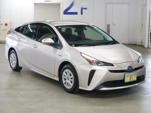 プリウス S 衝突軽減ブレーキ 車線逸脱警報 オートハイビーム レーダークルーズ ETC 純正ナビ バックカメラ BTオーディオ TV スマートキー 電動格納ドアミラー クリアランスソナー LEDランプ 15AW(5枚目)